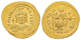 Mauritius Tiberius 582-602
Solidus, Constantinople, 582-602, AU 4.47 g.
Ref : MIB 6, Sear 478 Conservation : Superbe