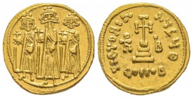Heraclius 610-641
Solidus, Costantinople, 610-641, AU 4.48 g.
Ref : MIB 48, Sear 767 Conservation : Superbe