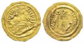 Lombards, Cunipertus 686-700
Tremissis, Ticinum-Pavia, 686-700, AU 1.39 g.
Avers : DN CVNINCPERTE(Rx) Buste diadèmé à droite, dans le champ à droite...