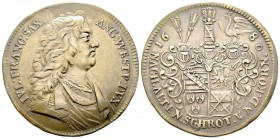Lauenburg, Julius Franz 1666-1689 
Thaler, 1680, AG 29 g.
Ref : KM#128, Dav. 7359 Conservation : TTB/SUP. Très Rare
