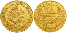 Austria, Ferdinand III 1627-1657
5 Ducats, Vienne, 1647, AU 17.3 g.
Ref : Fr. 219, KM#912, Herinek 77
Ex Vente NAC 28, 28 janvier 2005, Lot 85 
Co...