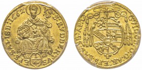 Austria, Salzburg (Archevêché de)
Guidobald von Thun und Hohenstein 1654-1668
¼ Ducat, 1662, AU 0.85 g.
Ref : Fr. 777, KM#163 Conservation : PCGS M...