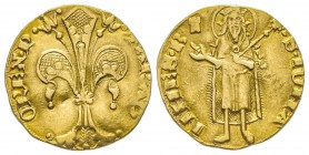 Aragon, Pedro III 1336-1387
Florin d’or, Valencia, ND, AU 3.49 g.
Ref : Fr.1, Cru 392 Conservation : TTB