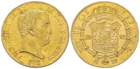 Spain, Fernando VII 1808-1833
320 Reales, Madrid, 1822, AU 27.00 g.
Ref : Cal. 36, Fr. 319 Conservation : Superbe