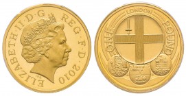 Elizabeth II 1952-
One Pound, 2010 AU 19.61 g. 917‰
Ref : Spink J28 
Conservation : PCGS PROOF67 DEEP CAMEO 
Quantité : 950 exemplaires. Très Rare...