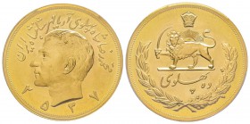 Iran, Muhammad Reza Pahlavi Shah SH 1320-1358 (1941-1979)
10 Pahlavi, MS2537 (1978), AU 81.37 g. 900‰
Ref : Fr. 98a, KM#1213 
Conservation : PCGS M...