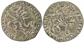 Carmagnola, Michele Antonio di Saluzzo 1504-1528
Cornuto, AG 4.56 g.
Ref : Biaggi 863, MIR 146
Ex Vente Nomisma 42, lot 188 Conservation : TTB+