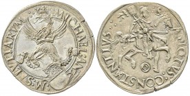 Carmagnola, Michele Antonio di Saluzzo 1504-1528
Cornuto, AG 5.61 g.
Ref : Biaggi 864, MIR 146
Ex Vente Ratto 1965, lot 715 Conservation : Superbe