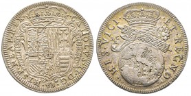 Napoli, Carlo II, Re di Spagna 1674-1700
Tari, 1684, AG 5.62 g.
Ref : MIR 298, PR. 11
Ex Vente Nomisma 40, lot 1492 Conservation : Superbe