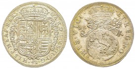 Napoli, Carlo II, Re di Spagna 1674-1700
Tari, 1684, AG 5.73 g.
Ref : MIR 298, PR. 11
Ex Vente Nomisma 40, lot 1491 Conservation : presque FDC