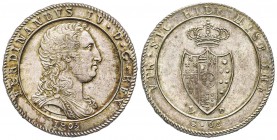 Napoli, IV di Borbone 1759-1816 (Re di Sicilia) 
Mezza Piastra da 60 Grana, 1805, AG 13.74 g.
Ref : MIR 425, PR. 12
Ex Vente Nomisma 42, lot 481 Co...