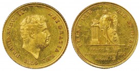 Napoli, Ferdinando II di Borbone 1830-1859
3 Ducati o oncetta, 1854, AU 3.78 g.
Ref : MIR 498/3, Pr. 52, Fr. 869
Ex Vente Nomisma, n°40, lot 1278
...