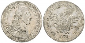 Palermo, Ferdinando III 1759-1815 (Re di Sicilia) 
30 Tari, Palermo, 1793, AG 68.29 g.
Ref : MIR 598/1, Dav.1422 Conservation : Superbe