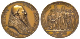 Giulio III 1550-1555
Medaglia, riconio posteriore, An V, 1554, AE, Opus : Giovanni da Cavino 
Avers : IVLIVS TERTIVS PONT MAX A V 
Revers : ANGLIA ...