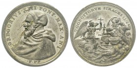 Gregorio XIII 1572-1585
Medaglia, 1572, riconio posteriore, étain 12 g., 35 mm Ref : Modesti 687 Conservation : PCGS SP58