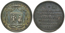 Sede Vacante 1829
Medaglia in argento, 1829, Camerlengo Card. Pier Francesco Galleffi, 22 g., 31 mm Opus Cerbara Ref : Boccia 98 Conservation : PCGS ...