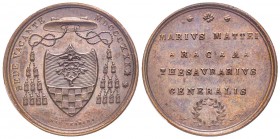 Sede Vacante 1829
Medaglia, 1830, Camerlengo Card. Pier Francesco Galleffi, AE 12 g., 31 mm, Opus Cerbara Ref : Boccia 93 Conservation : PCGS SP63 BN