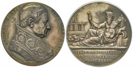 Gregorio XVI 1831-1846 
Medaglia in argento, 1837, AN VII, AG 34 g., 44mm Opus Girometti 
Avers : GREGORIVS XVI PON MAX AN VII 
Revers : MVSEVM GRE...