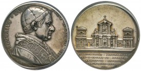 Gregorio XVI 1831-1846 
Medaglia in argento, 1844, AN XIV, AG 33 g., 43 mm, Opus Cerbara 
Avers : GREGORIVS XVI PON MAX A XIV 
Revers : VALETVDINAR...