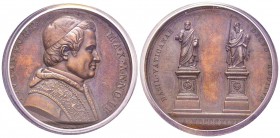Pio IX 1846-1878
Medaglia, 1847, AN II, AE 36 g., 44 mm, Opus Girometti Avers : PIVS IX PONT MAX ANNO II /Revers : BASIL VATICANAE DECVS ADDITVM MDCC...
