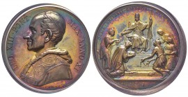 Leone XIII 1878-1903
Medaglia in argento, 1888, AN XI, AG 35 g., 44 mm, Opus Bianchi Avers : LEO XIII PONT MAX ANNO XI /Revers : ORBIS VNIVERSI OBSEQ...