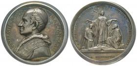 Leone XIII 1878-1903
Medaglia in argento, 1899, AN XXII, AG 35,5 g., 44 mm, Opus Bianchi Avers : LEO XIII PONT MAX AN XXII /Revers : A. M. ZACCARIA P...
