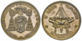 Sede Vacante 1903
Medaglia in argento emessa dal Cardinale Camerlengo Luigi Oreglia di S. Stefano, AG 22.7 g., 37 mm Avers : ALOISIVS CARD OREGLIA A ...