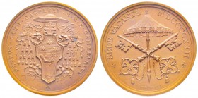 Sede Vacante 1922
Medaglia emessa dal Camerlengo Card. Pietro Gasparri, AE 22 g., 37 mm
Ref : Boccia 114
Conservation : PCGS SP63 BN