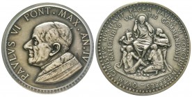Paolo VI 1963-1978
Medaglia in argento, 1966, AN IV, AG 41g. 44 mm., Opus Minguzzi 
Avers : PAVLVS VI PONT MAX AN IV
Revers : QVAM CHRISTVS NVNTIAV...