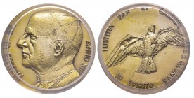 Paolo VI 1963-1978
Medaglia in argento, 1975, Anno XIII, AG 44 g., 44 mm, Opus Emilio Greco 
Avers : PAULUS VI P.M. ANNO XIII GRECO 
Revers : IUSTI...