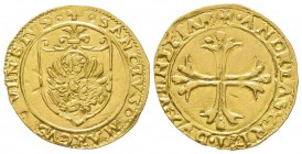 Venezia, Andrea Gritti 1523-1539
Scudo d’oro, AU 3.38 g.
Ref : Paolucci 3, Fr. 1448 Conservation : Superbe