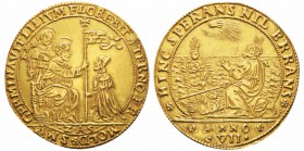 Venezia, Francesco Molin 1646-1655
Osella da 5 Zecchini, anno VII (1652), AU 17.33 g.
Avers : SMV GERMINAVIT LILIVM FLOREBIT AETERNO FR MOL D. en ex...