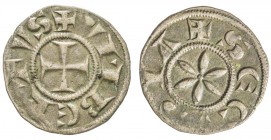 Italy - Savoy
Umberto III 1148-1189
Denaro Secusino Debole, Susa, ND, Mi 0.70 g.
Ref : MIR 26 (R4), Biaggi 18 Conservation : Superbe