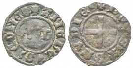 Italy - Savoy
Amedeo VIII, Conte 1391-1416
Viennese, II Tipo, ND, Mi 0.88 g.
Ref : MIR 124b (R3), Biaggi 112 
Conservation : TB. Très Rare