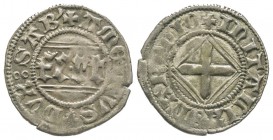 Italy - Savoy
Amedeo VIII, Duca di Savoia 1416-1440
Quarto di Grosso, II Tipo, Chambery, ND, Mi 1.44 g.
Ref : MIR 143d, Biaggi 127 Conservation : T...