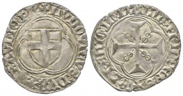 Italy - Savoy
Ludovico 1440-1465
Doppio Bianco, Cornavin, ND, AG 2.67 g.
Ref : MIR 161d (R), Biaggi 144 Conservation : presque Superbe