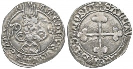 Italy - Savoy
Amedeo IX 1465-1472
Doppio Grosso, I Tipo, Bourg, ND, AG 3.30 g.
Ref : MIR 186a (R6), Biaggi 165a Conservation : TTB. Très Rare