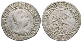 Italy - Savoy
Bona di Savoia reggente 1476-1481 (Milano, Gian Galeazzo Maria Sforza) Testone, ND, AG 9.60 g. 
Ref : MIR 218/1 (R3), Cr. 2/A 
Conser...
