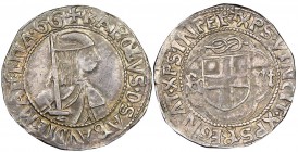 Italy - Savoy
Carlo I 1482-1490
Testone, II Tipo, Cornavin, ND, AG 9.58 g.
Ref : MIR 227c (R3), Biaggi 198b
Ex Vente NAC 35, 2 decembre 2006, lot ...