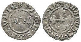 Italy - Savoy
Carlo Giovanni Amedeo 1490-1496
Quarto, II Tipo, ND, Mi 1 g.
Ref : MIR 270 (R3), Biaggi 232 Conservation : TTB