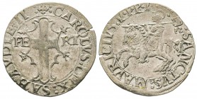 Italy - Savoy
Carlo II 1504-1553
Cavallotto Largo, I Tipo, Torino, ND, AG 3.90 g.
Ref : MIR 380 (R4), Biaggi 326a
Ex Vente Bolaffi, 15 mai 2008, l...