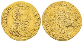 Italy - Savoy
Emanuele Filiberto 1553-1580
Doppia con il busto, Torino, 1570, AU 6.52 g.
Ref : MIR 490a (R5), Biaggi 412a, Fr. 1042
Ex Vente Bolaf...