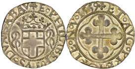 Italy - Savoy
Emanuele Filiberto 1553-1580
Grosso, I Tipo, Aosta, 1559, Mi 2.27 g.
Ref : MIR 529, Biaggi 445
Ex Vente Negrini 27, 6 decembre 2008,...