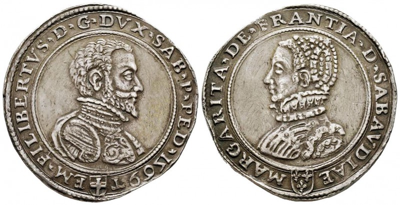 Italy - Savoy
Emanuele Filiberto 1553-1580
Scudo da 3 Lire, Torino, 1569, Eman...