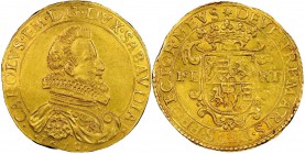 Italy - Savoy
Carlo Emanuele I 1580-1630
10 Scudi d’oro, II Tipo, Torino, 1610, AU 33.56 g.
Avers : CAROLVS EM D G DVX SABAVDIAE Busto del Duca a d...