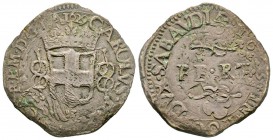 Italy - Savoy
Carlo Emanuele I 1580-1630
6 Soldi, Chambéry, 1629, Mi 5.44 g.
Ref : MIR 643b (R), Biaggi 544i Conservation : TTB