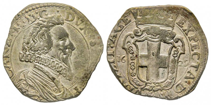 Italy - Savoy
Carlo Emanuele I 1580-1630
Fiorino, II Tipo, Vercelli, 1629 V, A...