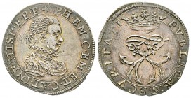 Italy - Savoy
Carlo Emanuele I 1580-1630
Medaglia in argento, Torino, (1585), AG 5.01 g.
Avers : PH EM C EM ET CAT INF HISP F P P 
Revers : PVBLIC...