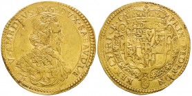 Italy - Savoy
Vittorio Amedeo I 1630-1637
Quadrupla, III tipo, Torino, 1634, AU 13.24 g.
Avers : V AMEDEVS D G DVX SABAVDIAE
Revers : PRIN PEDEMON...