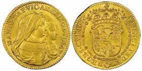 Italy - Savoy
Vittorio Amedeo II - Reggenza della Madre 1675-1680
Doppia, Torino, 1676, AU 6.62 g.
Ref : MIR 835b (R4), Biaggi 706b, Fr. 1090
Ex V...